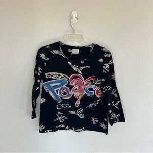 Chico’s Vintage 90’s Peace Hippie Tee Size Small